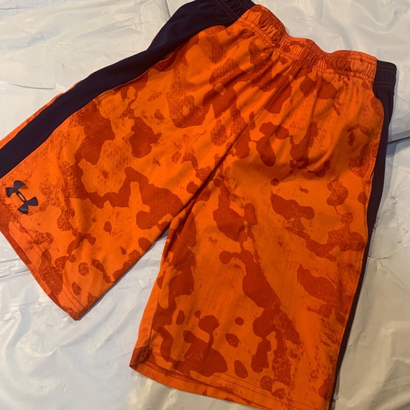 Under Armour Orange Camo Basketball 